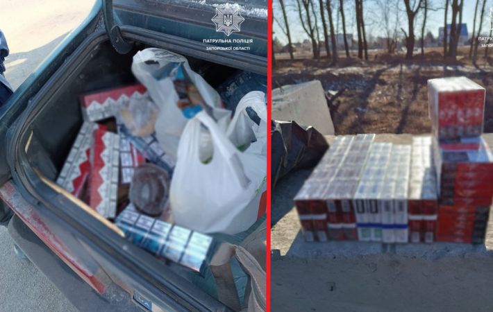 У Запоріжжі правоохоронці виявили перевізників незаконних підакцизних товарів