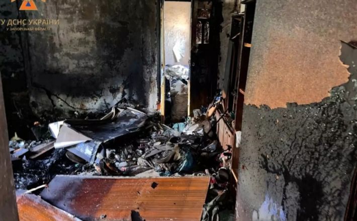 У Запоріжжі на пожежі загинув чоловік