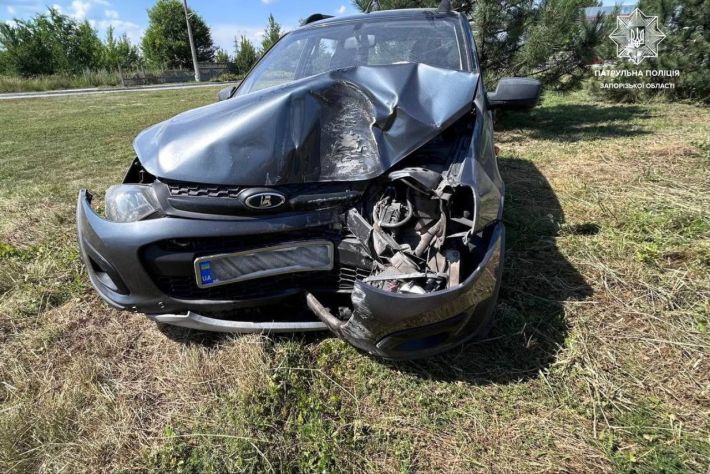 П’яний водій зніс елетроопору в Запоріжжі