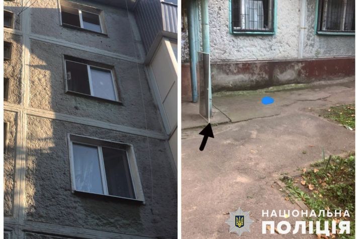 У Запоріжжі з вікна випала дівчинка