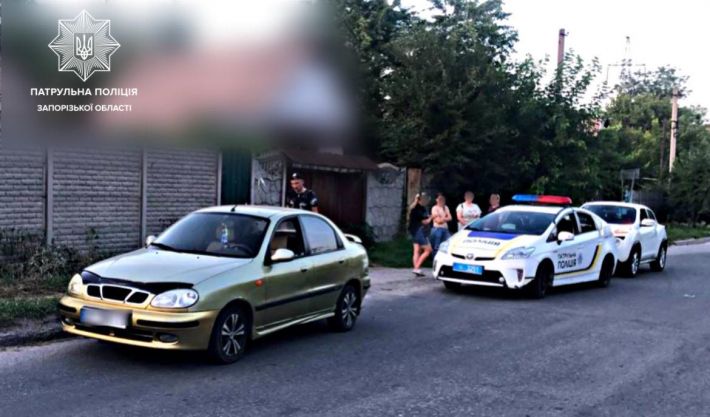 У Запоріжжі за кермом авто затримали дуже п’яного водія