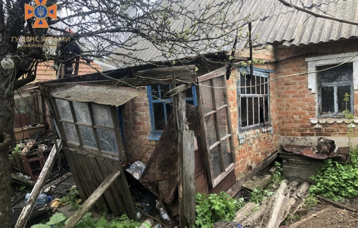 Близько години ночі сталася пожежа в одному з районів Запоріжжя