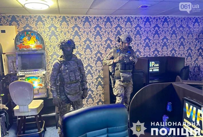У Запоріжжі прикрили нелегальне “казино”, у якому раніше вже проводили обшук