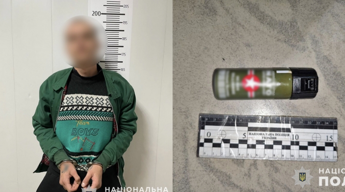 Не заплатив та забризкав перцовкою: у Запоріжжі поліцейські затримали чоловіка, який втік із крамниці, не заплативши за товар