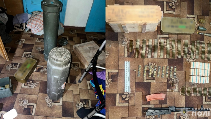 У Запоріжжі викрито чоловіка, який незаконно зберігав зброю та боєприпаси